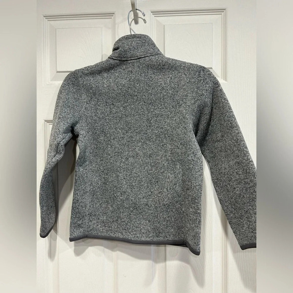 Patagonia Boys' Small Size 7 8 Better Sweater Jacket Stonewash Grey NWT - Picture 4 of 12